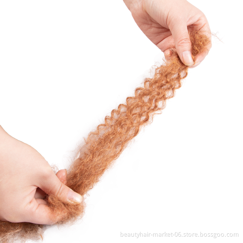 BLT wholesale bulk hair afro kinky bulk human hair #30 salt and pepper hair